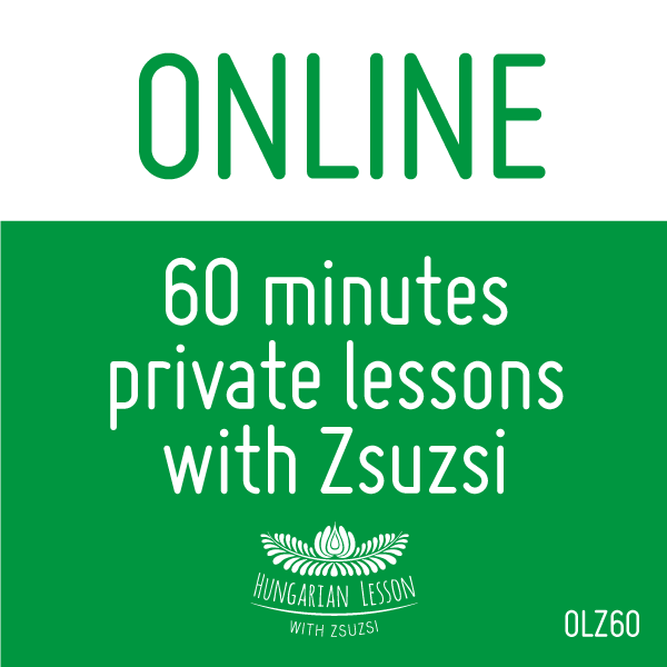 ONLINE private lessons package with Zsuzsi (60 min x10) (mns. egyéb okt. 8559)