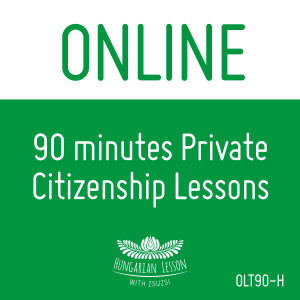 ONLINE private Citizenship lesson package (90 min x10) (mns. egyéb okt. 8559)